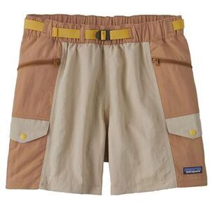 Patagonia Tan and Cream Athletic Shorts